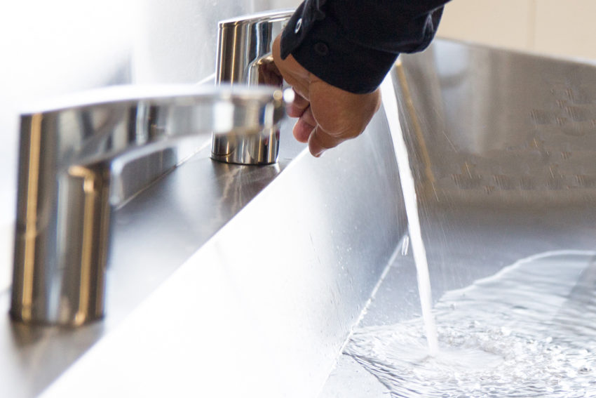 Desinfectie waterinstallatie